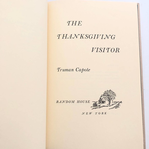 The Thanksgiving Visitor by Truman Capote First Edition - Picture 4 of 5